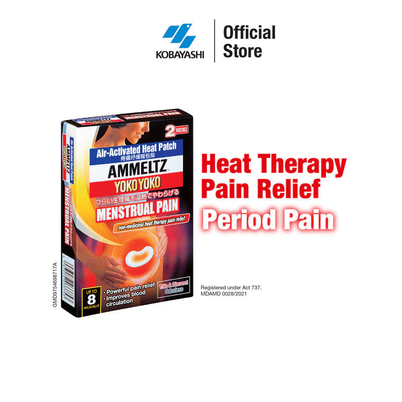 Ammeltz Heat Therapy Pain Relief For Menstrual Pain (2's) [Pack of 5]